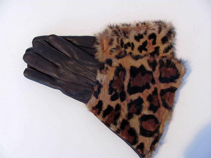 Verkeerd romantisch Eenheid Handschoenen bruin met tijgerprint - HANDSCHOENEN d/h - Megacompany